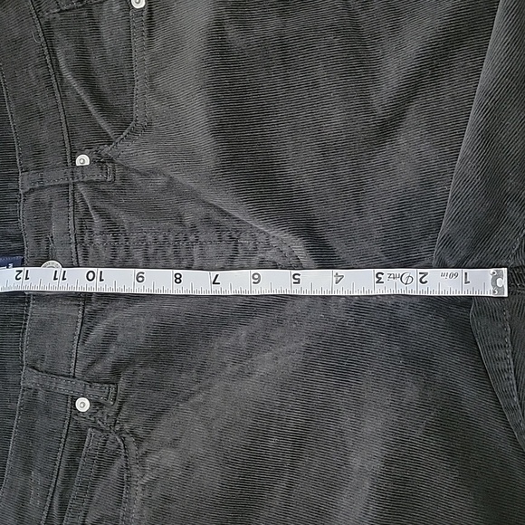 GAP Denim Size 12/31R Dark Charcoal Gray True Skinny Corduroy Pants, EUC - Picture 8 of 14